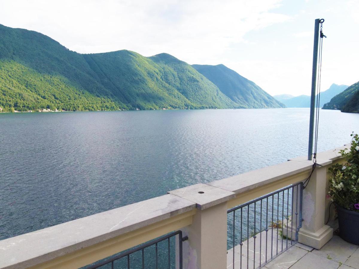 شقة Oria Lugano Lake, Il Nido Dell'Aquila المظهر الخارجي الصورة